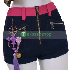 画像33: 豪華刺繍Ver KPOPガールズ! デーモン・ハンターズ  ルミ  風 コスチューム コスプレ衣装  オーダーメイド (33)