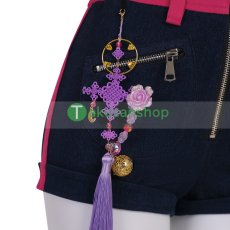 画像34: 豪華刺繍Ver KPOPガールズ! デーモン・ハンターズ  ルミ  風 コスチューム コスプレ衣装  オーダーメイド (34)