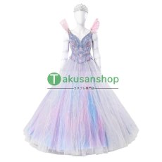 画像1: Wicked ウィキッド 永遠の約束  映画  グリンダ  風 コスチューム コスプレ衣装  オーダーメイド (1)