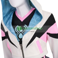 画像11: Spider-Man スパイダーマン フレンドリー・ネイバーフッド  グウェン 風  コスチューム コスプレ衣装 オーダーメイド (11)