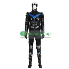 画像1: バットマン：アーカム・ナイト ナイトウィング Nightwing ディック・グレイソン  風 コスチューム コスプレ衣装 オーダーメイド (1)
