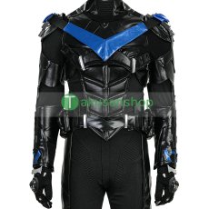 画像13: バットマン：アーカム・ナイト ナイトウィング Nightwing ディック・グレイソン  風 コスチューム コスプレ衣装 オーダーメイド (13)