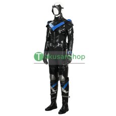 画像3: バットマン：アーカム・ナイト ナイトウィング Nightwing ディック・グレイソン  風 コスチューム コスプレ衣装 オーダーメイド (3)