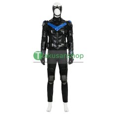 画像5: バットマン：アーカム・ナイト ナイトウィング Nightwing ディック・グレイソン  風 コスチューム コスプレ衣装 オーダーメイド (5)