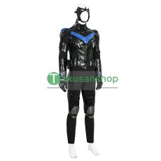 画像6: バットマン：アーカム・ナイト ナイトウィング Nightwing ディック・グレイソン  風 コスチューム コスプレ衣装 オーダーメイド (6)