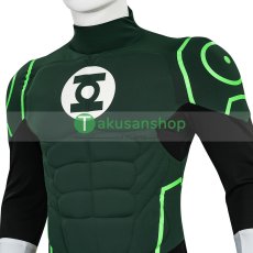 画像9: グリーン・ランタン Green Lantern ハル・ジョーダン  風 コスチューム コスプレ衣装  (9)