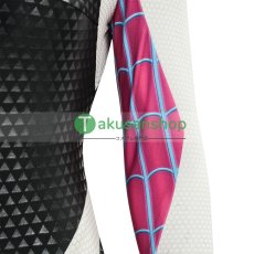 画像14: スパイダーマン: スパイダーバース Spider-Man: Into the Spider-Verse グウェン・ステイシー スパイダー・グウェン 風 コスプレ衣装 コスチューム (14)