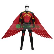 画像1: バットマン  ロビン レッドロビン ティム・ドレイク  風 コスチューム コスプレ衣装 オーダーメイド (1)