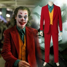 画像1: 2019映画 Joker ジョーカー 風　コスチューム　コスプレ衣装　オーダーメイド無料 (1)