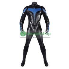 画像1: Titans タイタンズ ナイトウィング Nightwing 風 コスチューム コスプレ衣装 コスプレ靴 ブーツ付き オーダーメイド (1)