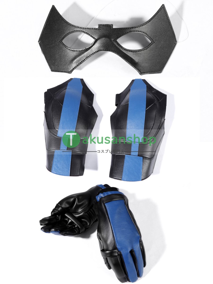 画像19: Titans タイタンズ ナイトウィング Nightwing 風 コスチューム コスプレ衣装 コスプレ靴 ブーツ付き オーダーメイド (19)
