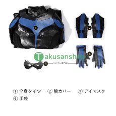 画像20: Titans タイタンズ ナイトウィング Nightwing 風 コスチューム コスプレ衣装 コスプレ靴 ブーツ付き オーダーメイド (20)