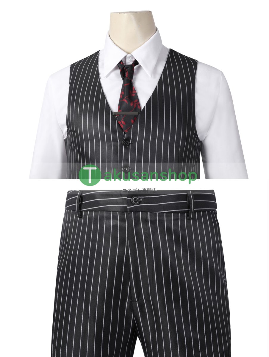 画像10: アダムス・ファミリー  ドラマ  ウェンズデー  Wednesday  ゴメズ・アダムス   風 コスチューム コスプレ衣装 (10)