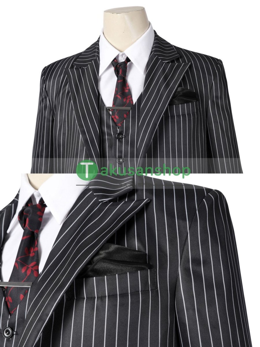 画像6: アダムス・ファミリー  ドラマ  ウェンズデー  Wednesday  ゴメズ・アダムス   風 コスチューム コスプレ衣装 (6)