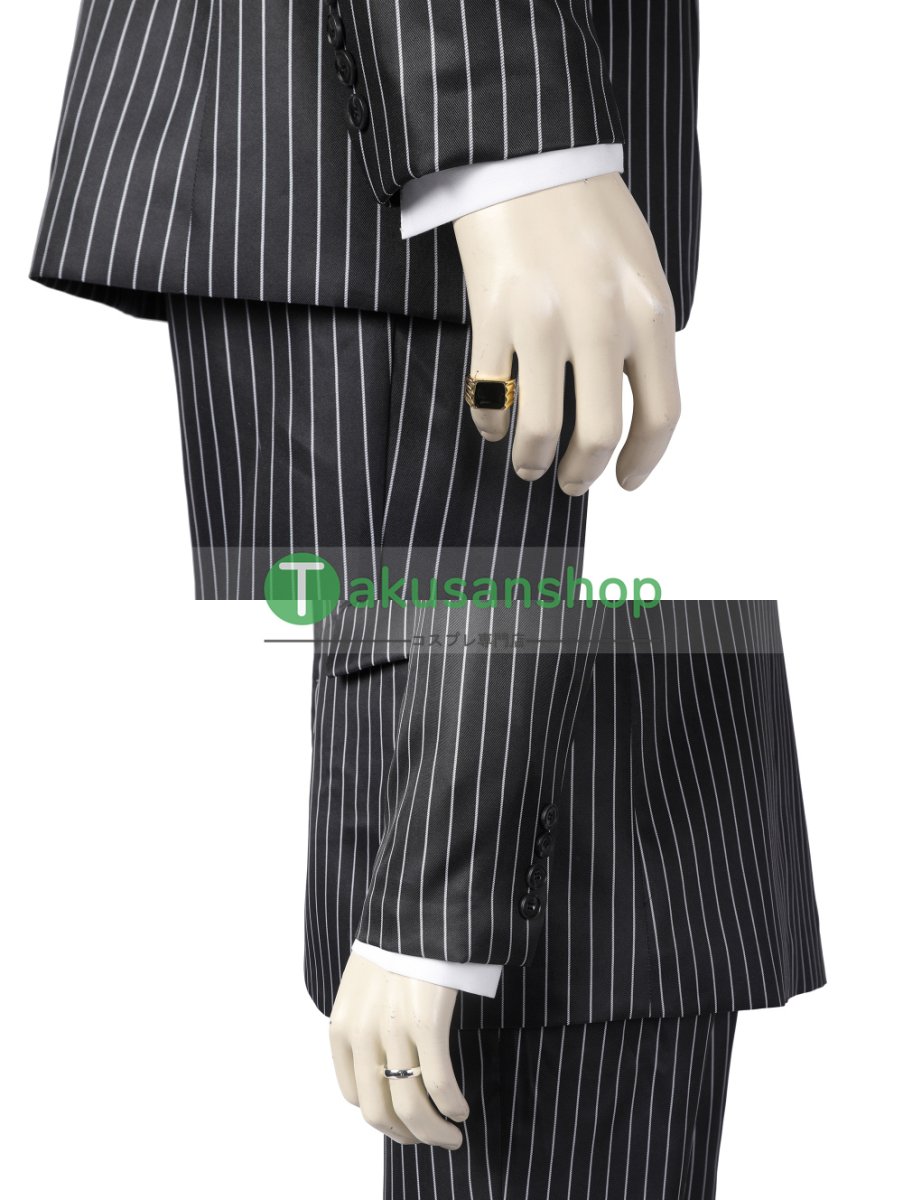 画像8: アダムス・ファミリー  ドラマ  ウェンズデー  Wednesday  ゴメズ・アダムス   風 コスチューム コスプレ衣装 (8)