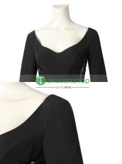 画像5: アダムス・ファミリー  ドラマ  ウェンズデー  Wednesday  モーティシア・アダムス Morticia  風 コスチューム コスプレ衣装 (5)