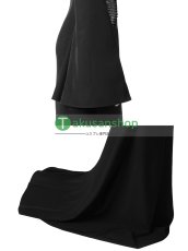 画像8: アダムス・ファミリー  ドラマ  ウェンズデー  Wednesday  モーティシア・アダムス Morticia  風 コスチューム コスプレ衣装 (8)