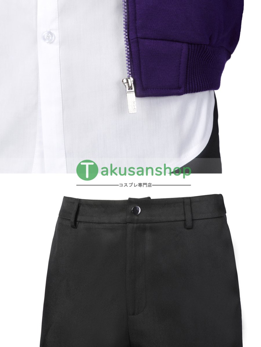 画像13: アダムス・ファミリー  ドラマ  ウェンズデー  Wednesday ネヴァーモア学園制服　ゼイヴィア・ソープ  エイジャックス   風 コスチューム コスプレ衣装 (13)