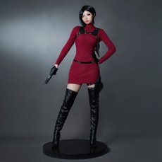 画像1: バイオ4リメイク バイオハザード RE:4 エイダ・ウォン ADA Wong 風 コスプレ衣装 コスチューム (1)