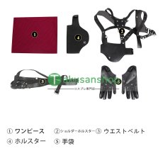 画像13: バイオ4リメイク バイオハザード RE:4 エイダ・ウォン ADA Wong 風 コスプレ衣装 コスチューム (13)
