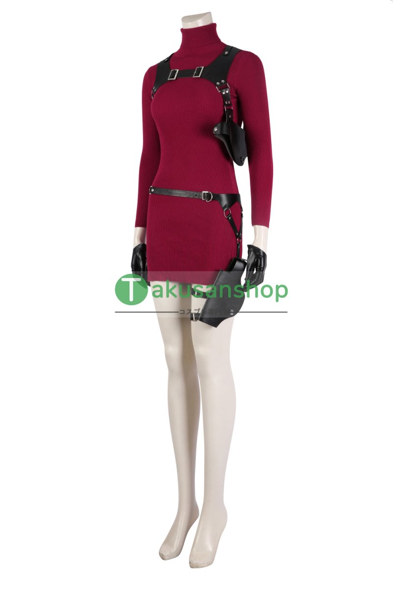 画像5: バイオ4リメイク バイオハザード RE:4 エイダ・ウォン ADA Wong 風 コスプレ衣装 コスチューム (5)