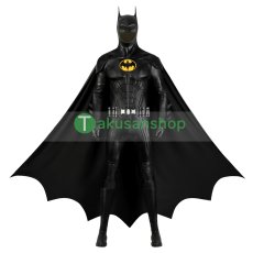 画像1: 2023映画 THE FLASH ザ・フラッシュ Batman バットマン ブルース・ウェイン 風 コスチューム コスプレ衣装 コスプレ靴 バラ売り可 オーダーメイド (1)