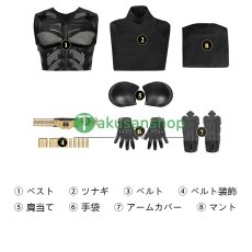 画像21: バットマン ダークナイト Batman 2008映画  ブルース・ウェイン  風 コスチューム コスプレ衣装 コスプレ靴  オーダーメイド (21)