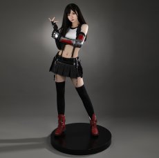 画像1: FF7 ファイナルファンタジーVII ティファ ロックハート Tifa 風 コスプレ衣装 コスチューム (1)