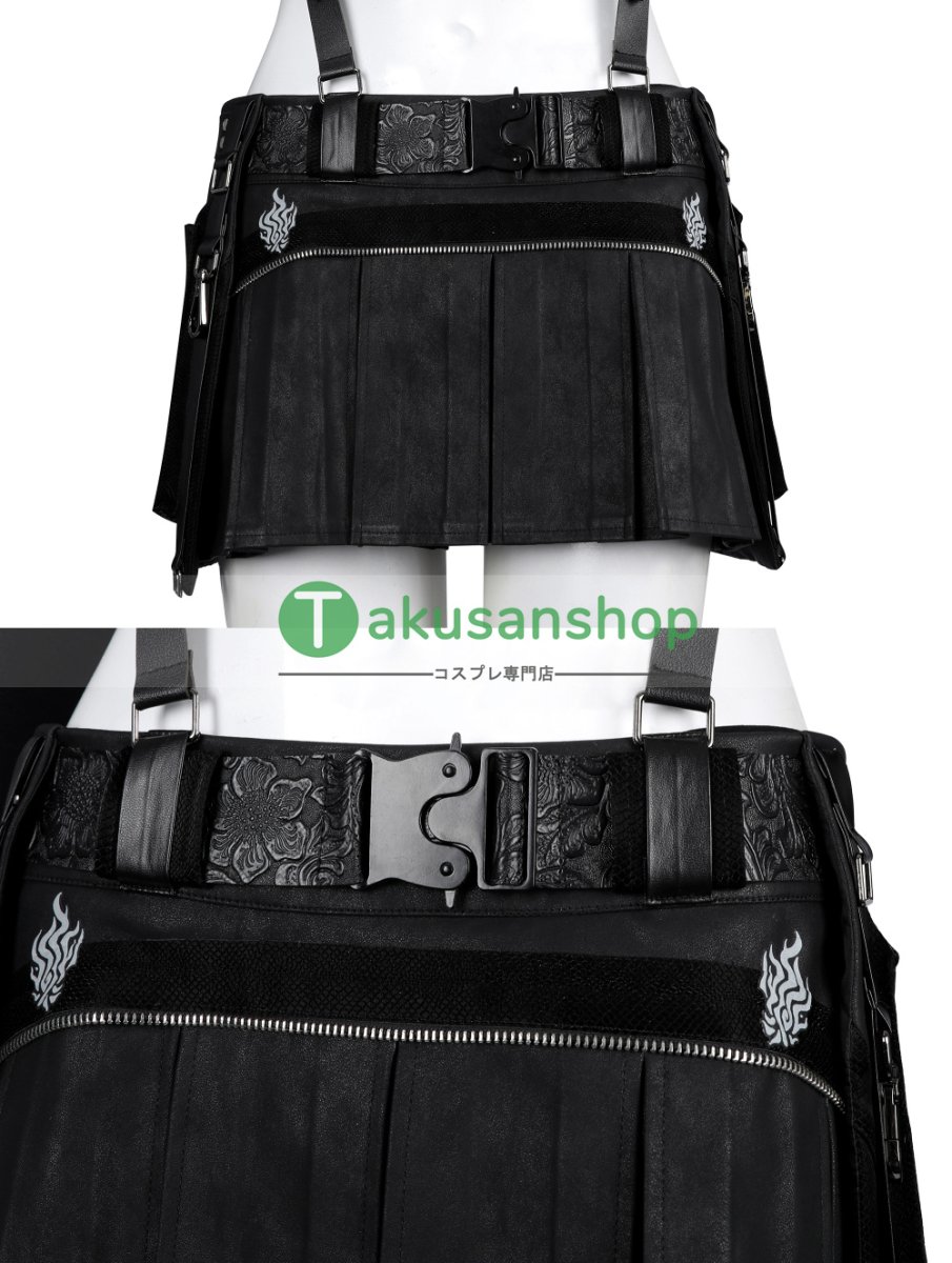 画像11: FF7 ファイナルファンタジーVII ティファ ロックハート Tifa 風 コスプレ衣装 コスチューム (11)