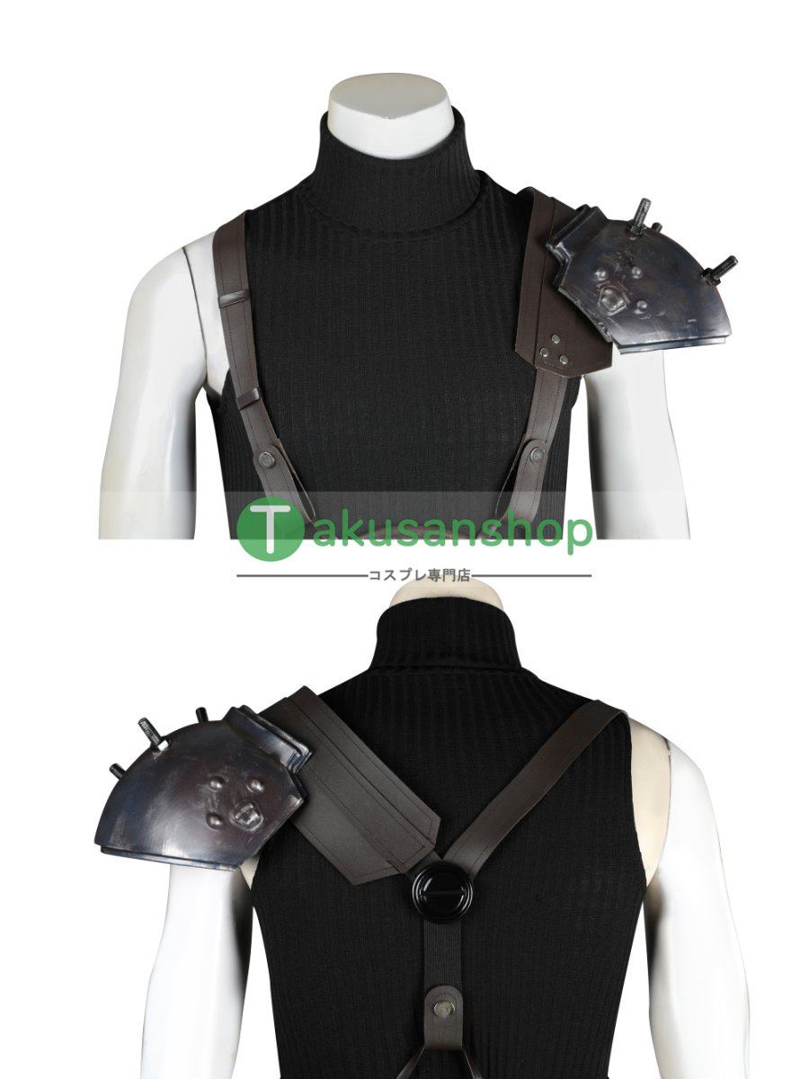 画像10: ファイナルファンタジーVII FFVII FF7 クラウド ストライフ コスプレ衣装 コスチューム　オーダーメイド (10)