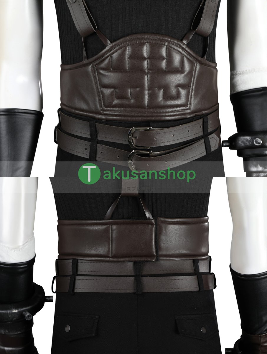 画像11: ファイナルファンタジーVII FFVII FF7 クラウド ストライフ コスプレ衣装 コスチューム　オーダーメイド (11)