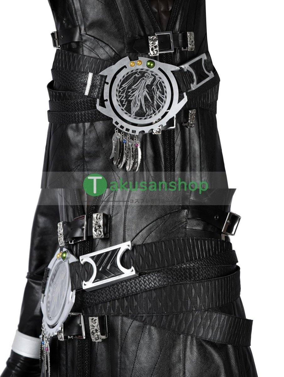 画像9: FF7 ファイナルファンタジーVII セフィロス Sephiroth 風 コスプレ衣装 ブーツ付き コスプレ靴  コスチューム オーダーメイド (9)