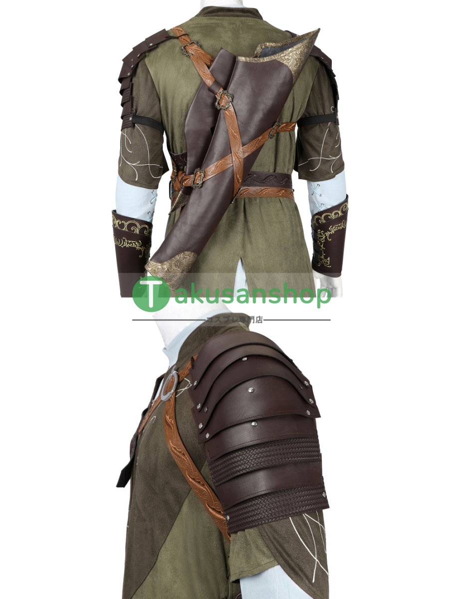 画像12: 映画 ロード・オブ・ザ・リング  レゴラス Legolas 風 コスチューム コスプレ衣装  オーダーメイド (12)