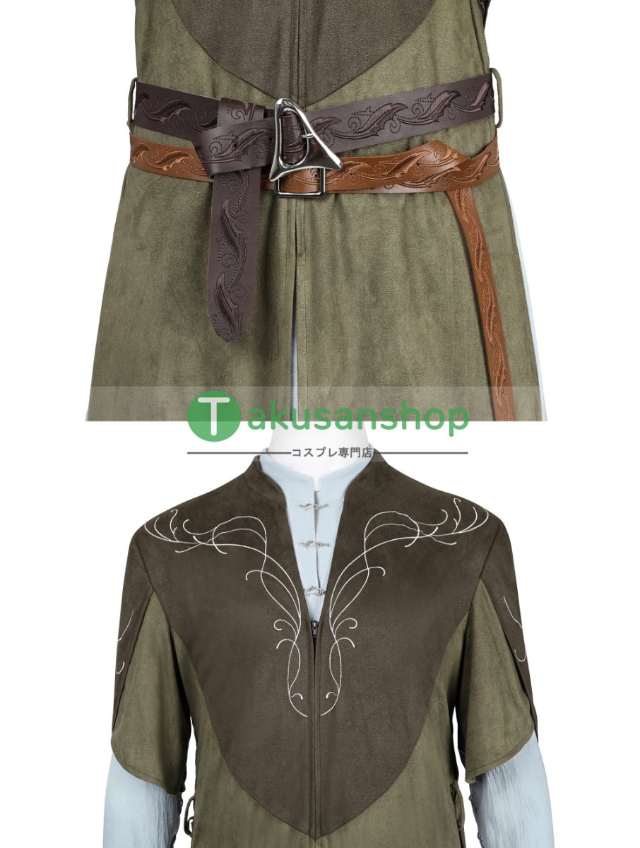 画像13: 映画 ロード・オブ・ザ・リング  レゴラス Legolas 風 コスチューム コスプレ衣装  オーダーメイド (13)