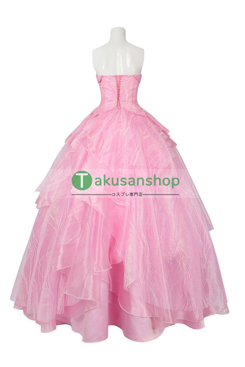 画像4: Wicked ウィキッド ふたりの魔女  映画  グリンダ  風 コスチューム コスプレ衣装  オーダーメイド (4)