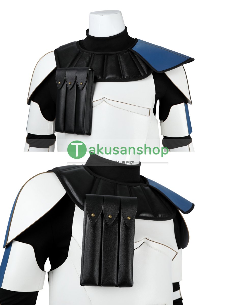 画像11: Star Wars スター・ウォーズ クローン・ウォーズ キャプテン・レックス Rex 風 コスチューム コスプレ衣装 オーダーメイド (11)