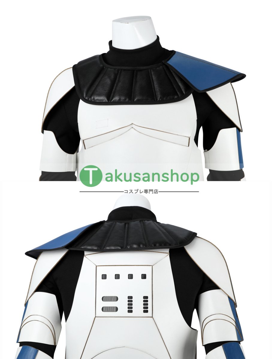 画像12: Star Wars スター・ウォーズ クローン・ウォーズ キャプテン・レックス Rex 風 コスチューム コスプレ衣装 オーダーメイド (12)