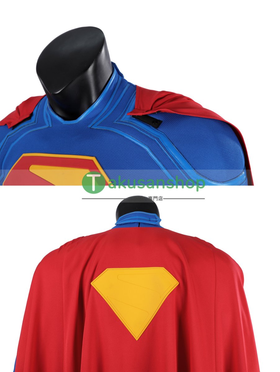 画像11: Superman 2025映画 スーパーマン：レガシー  クラーク・ケント  風 コスチューム コスプレ衣装 コスプレ靴 ブーツ付き オーダーメイド (11)