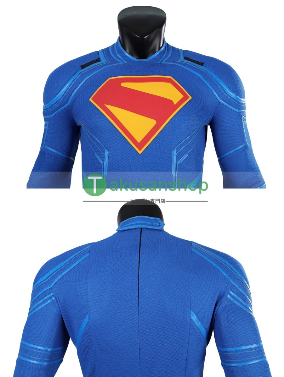 画像12: Superman 2025映画 スーパーマン：レガシー  クラーク・ケント  風 コスチューム コスプレ衣装 コスプレ靴 ブーツ付き オーダーメイド (12)