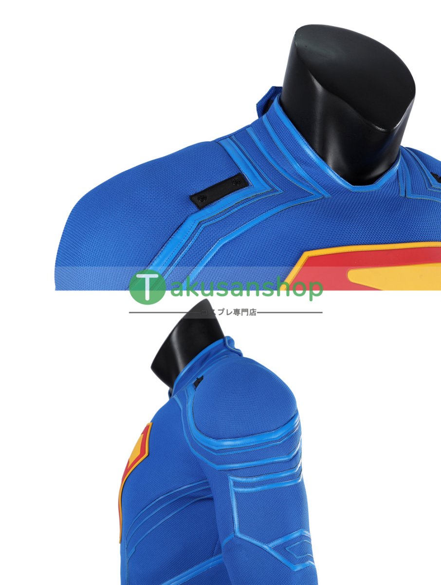 画像13: Superman 2025映画 スーパーマン：レガシー  クラーク・ケント  風 コスチューム コスプレ衣装 コスプレ靴 ブーツ付き オーダーメイド (13)