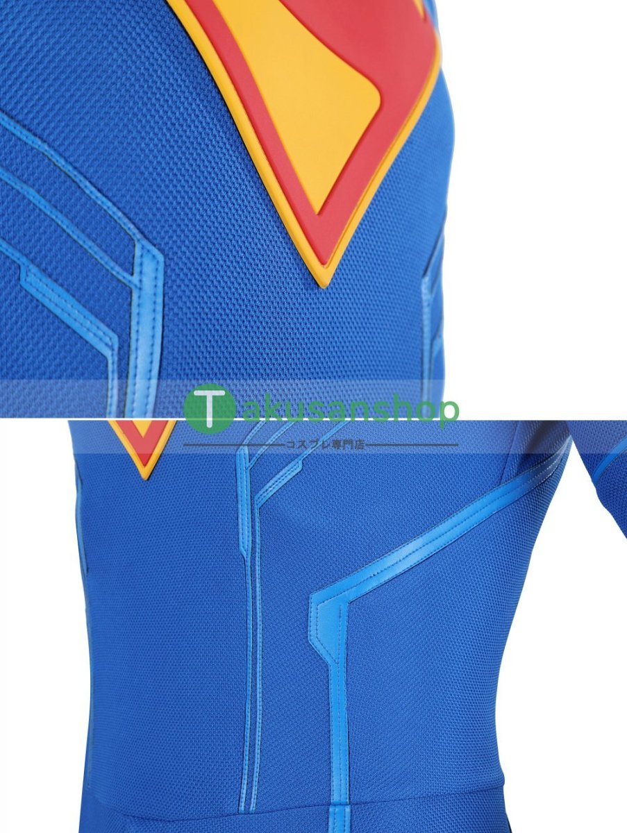 画像14: Superman 2025映画 スーパーマン：レガシー  クラーク・ケント  風 コスチューム コスプレ衣装 コスプレ靴 ブーツ付き オーダーメイド (14)