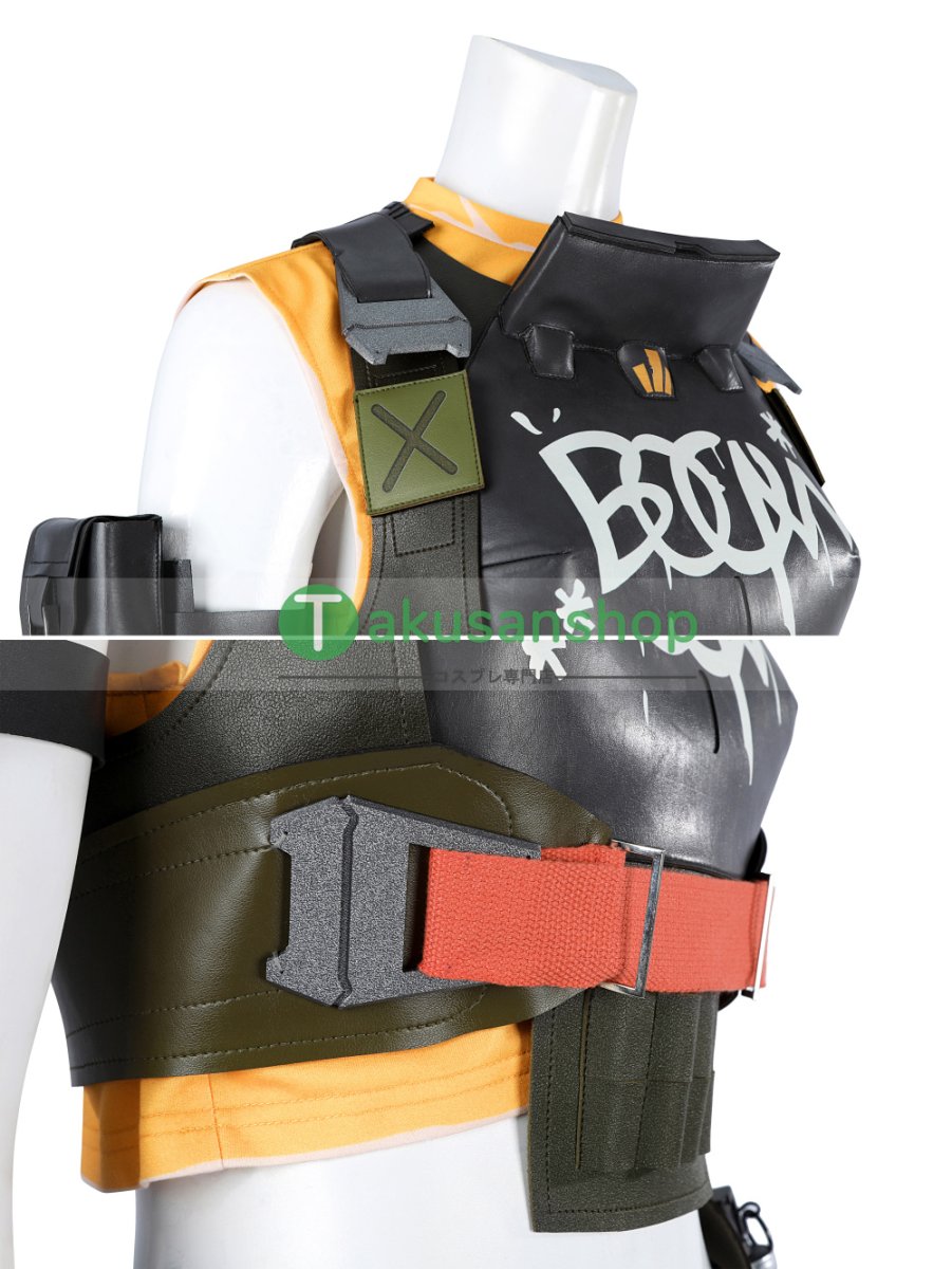 画像10: VALORANT ヴァロラント レイズ 風 コスチューム コスプレ衣装 オーダーメイド (10)