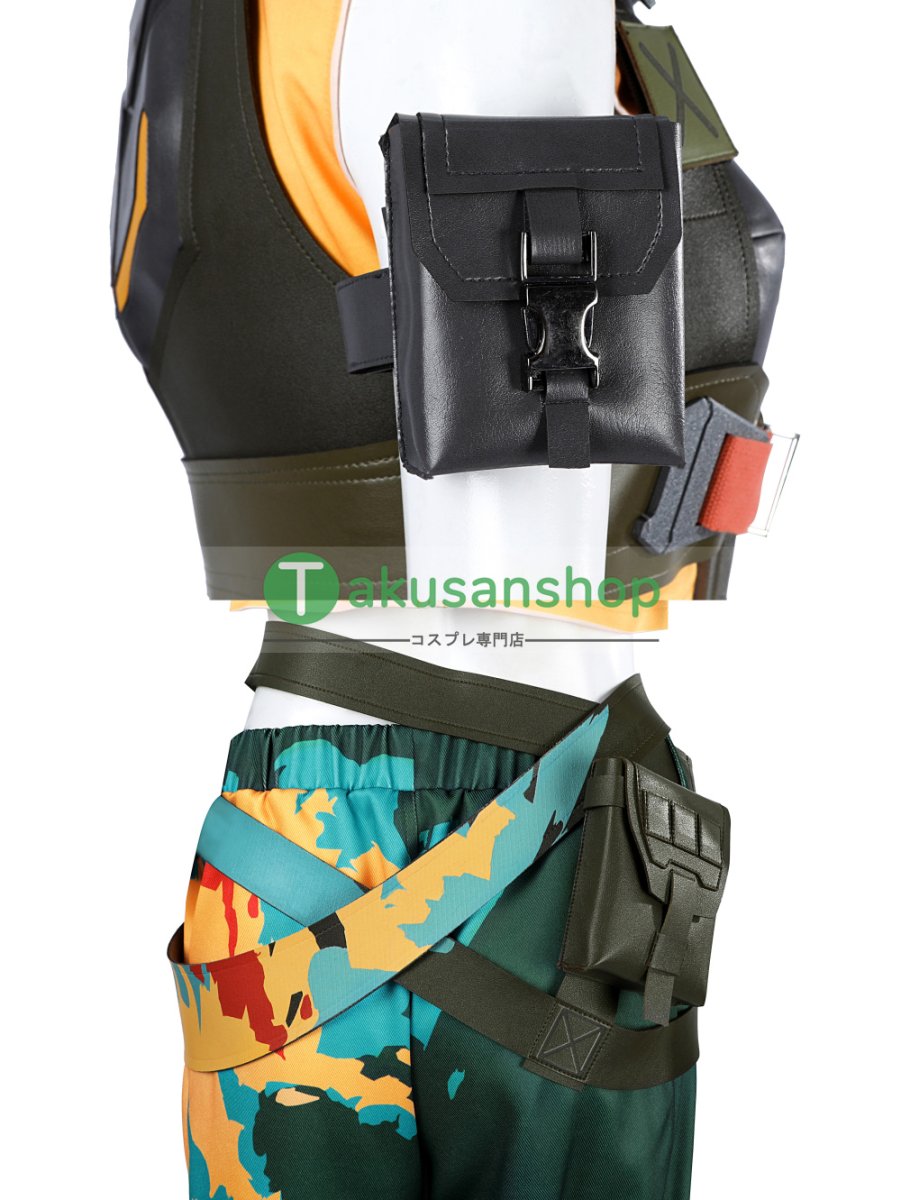 画像11: VALORANT ヴァロラント レイズ 風 コスチューム コスプレ衣装 オーダーメイド (11)