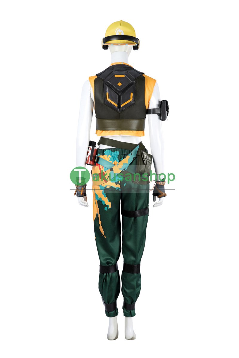 画像2: VALORANT ヴァロラント レイズ 風 コスチューム コスプレ衣装 オーダーメイド (2)