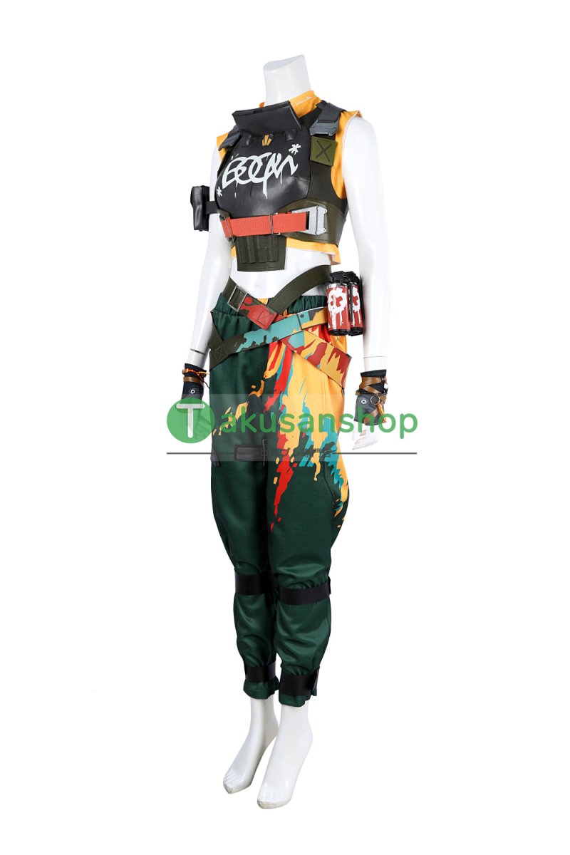画像4: VALORANT ヴァロラント レイズ 風 コスチューム コスプレ衣装 オーダーメイド (4)