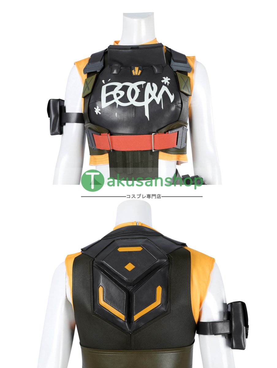 画像9: VALORANT ヴァロラント レイズ 風 コスチューム コスプレ衣装 オーダーメイド (9)