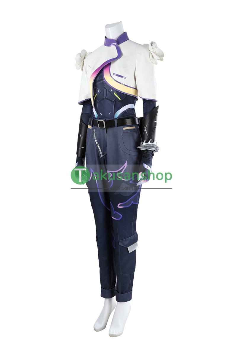 画像2: VALORANT ヴァロラント ヴァイス Vyse  風 コスチューム コスプレ衣装  (2)