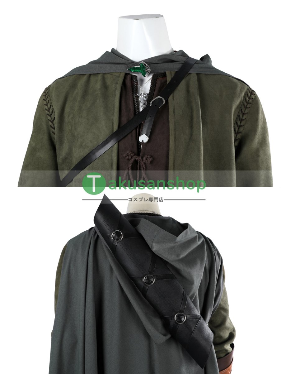 画像11: 映画 ロード・オブ・ザ・リング  アラゴルン Aragorn 風 コスチューム コスプレ衣装  オーダーメイド (11)