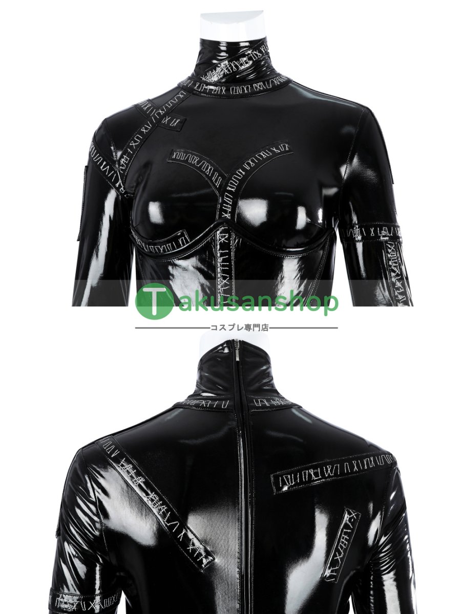 画像11: バットマン リターンズ  セリーナ・カイル Catwoman キャットウーマン 風 コスチューム コスプレ衣装 コスプレ靴 (11)