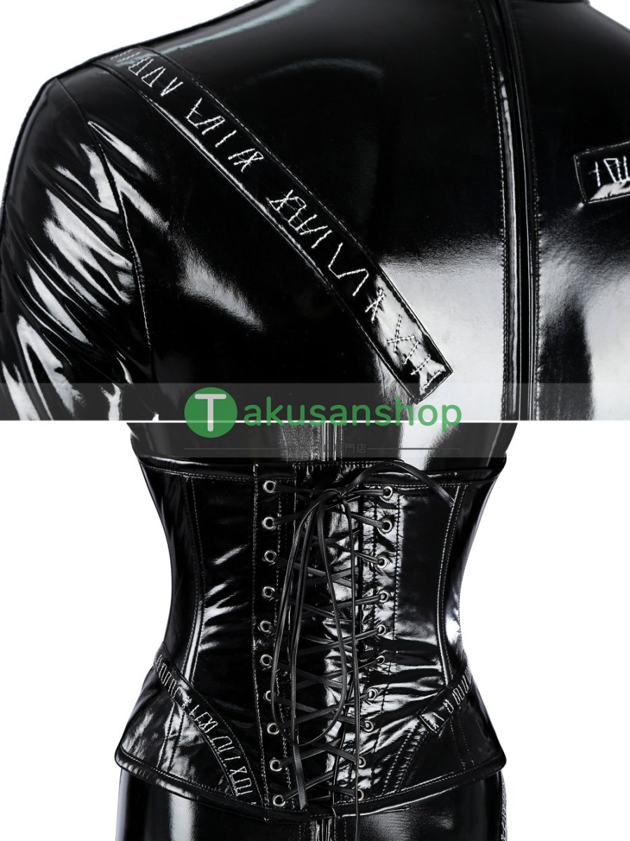 画像14: バットマン リターンズ  セリーナ・カイル Catwoman キャットウーマン 風 コスチューム コスプレ衣装 コスプレ靴 (14)